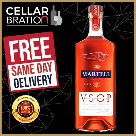 Same Day Delivery Martell Vsop Red Barrel Cognac Ml Shopee Singapore