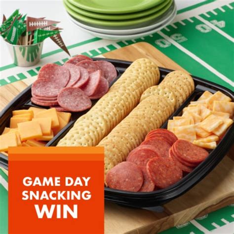 Hormel Gatherings® Hard Salami And Pepperoni With Cheese And Crackers