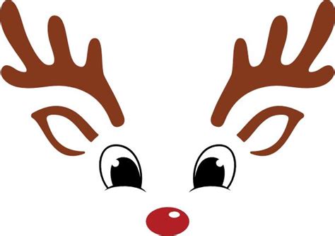 A Reindeer With A Bow Tie On It S Head Is Shown In Red And Green Ca