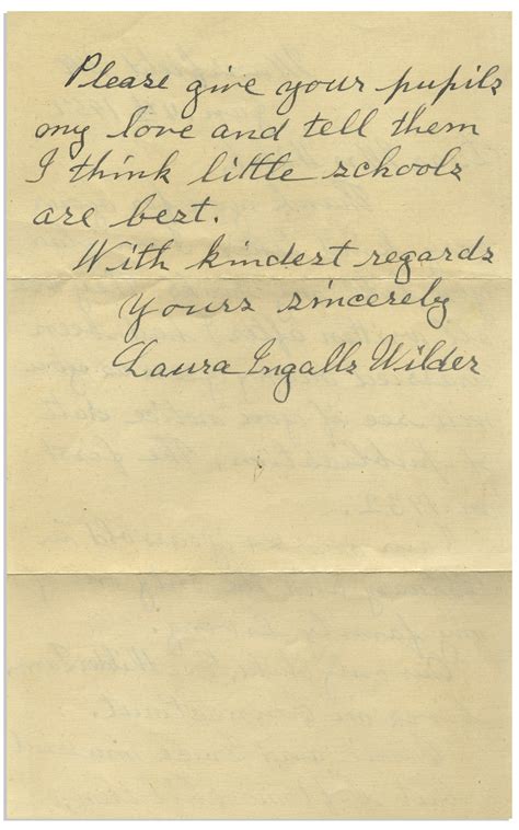 Lot Detail Laura Ingalls Wilder Autograph Letter Signed I Am Glad You Like My Books