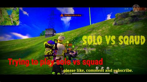 Solo Vs Squad😃😃 Intense Gameplay Youtube