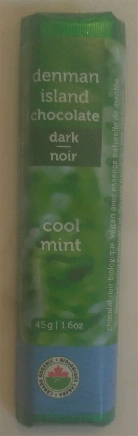 Cool Mint Dark Chocolate - Denman Island Chocolate - 45 g