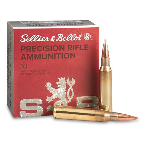 Sellier And Bellot Match 338 Lapua Magnum Bthp 250 Grain 10 Rounds 665712 338 Lapua