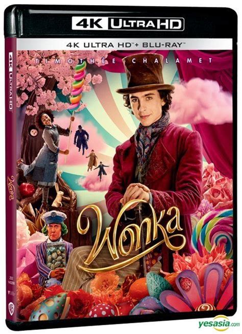 YESASIA Wonka 2023 4K Ultra HD Blu Ray Hong Kong Version Blu