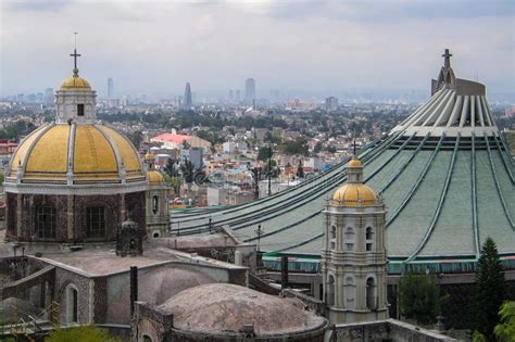 Basilica of Our Lady of Guadalupe Stock Image - Image of place ...