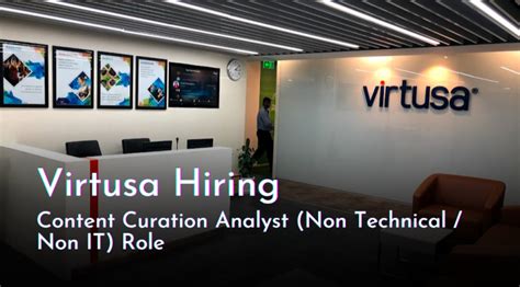 Virtusa Off Campus Drive 2023 Hiring For Content Curation Analyst Non