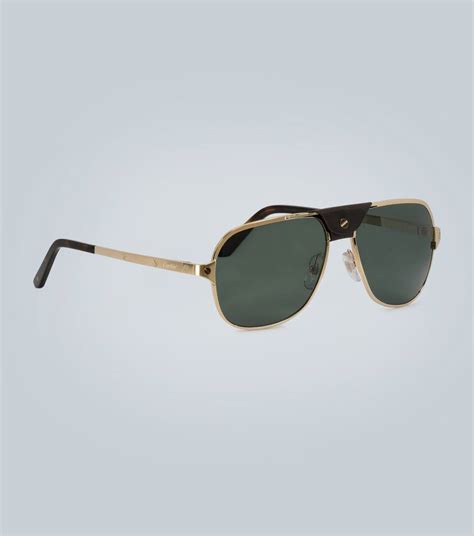 Aviator Style Sunglasses Cartier Eyewear Collection Mytheresa