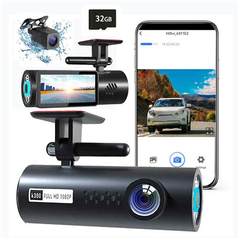 Dual Dash Cam Front And Rear With G Memory Card Wifi Dash Camera