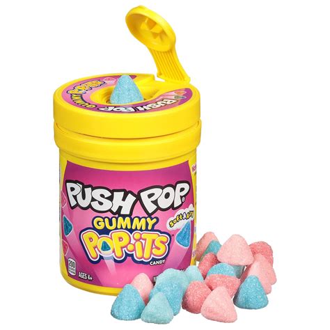 Push Pop Pop Its Gummy Candy 8 Count Gummy Candy With