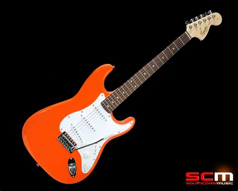 Fender Squier Affinity Stratocaster Electric Guitar Competition Orange