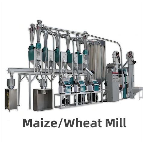 High Efficiency Mealie Meal 15 Tonnes Wheat Flour Milling Maize Mill