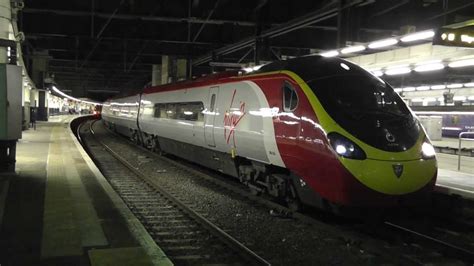 Virgin Trains 390055 Departing London Euston Youtube