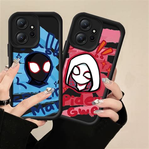 Ốp Điện Thoại Mềm Hình Spiderman Cho Xiaomi POCO X5 X3 NFC M3 Pro M4