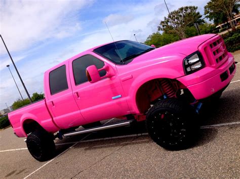 Pink Ford Truck Pink Truck Ford Trucks Diesel Trucks