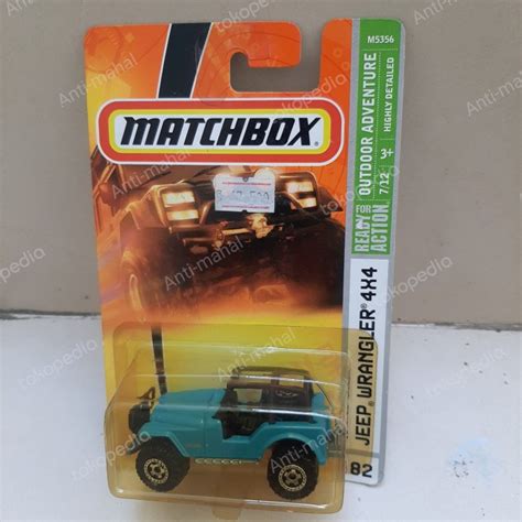 Jual Matchbox Jeep Wrangler 4x4 Biru Keren Jakarta Barat Anti