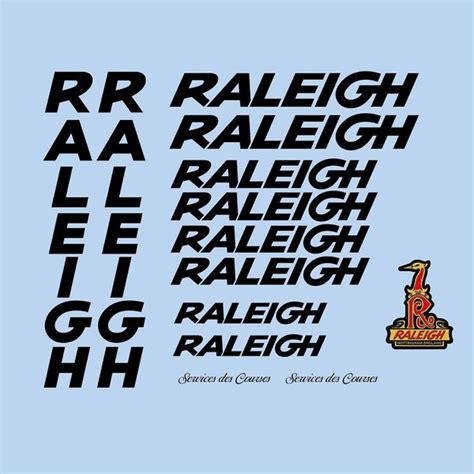 Raleigh Services Des Courses Bicycle Decals Stickers 003 Bicycle