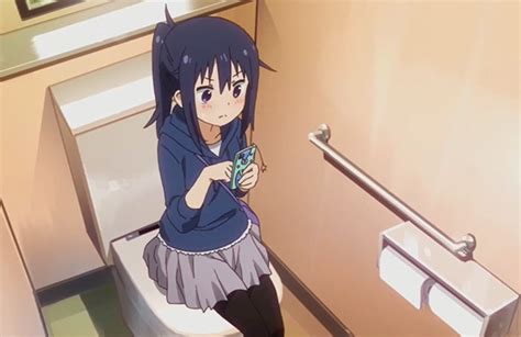 Anime Toilet Scene