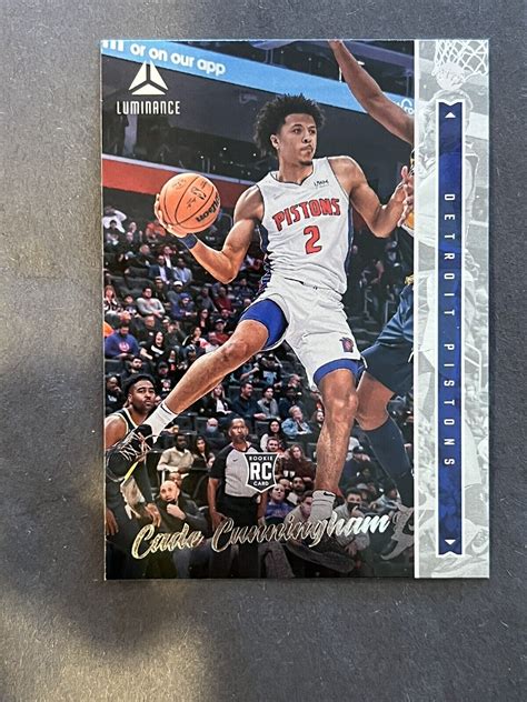 Cade Cunningham Panini Chronicles Luminance Rookie Detroit