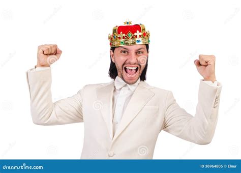 Funny king stock image. Image of monarchy, manager, humor - 36964805