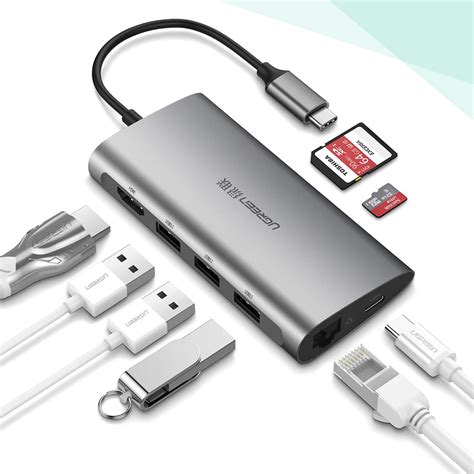 USB TYPE C SANG 3 USB 3 0 HDMI RJ45 SD TF UGREEN 50538 Shopee Việt Nam