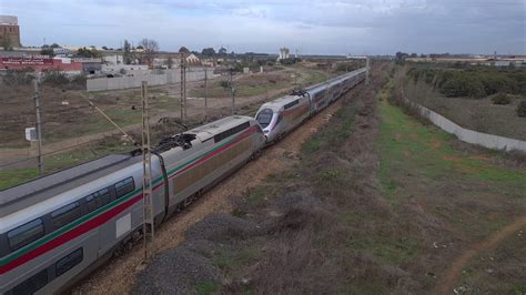 ONCF TGV Al Boraq UM En Vitesse Avec Un Merveilleux Sifflet 1080p 60