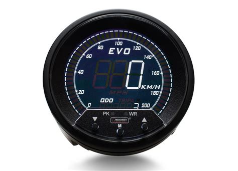 PROSPORT Performance prídavný budík radu EVO tachometer Tuning in sk