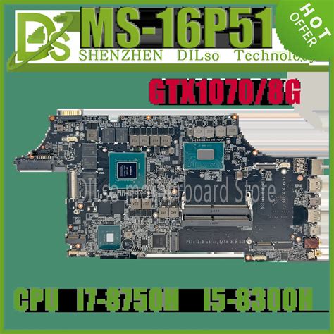 Kefu Placa Base Ms 16p51 Para Ordenador Portátil Placa Base Para Msi