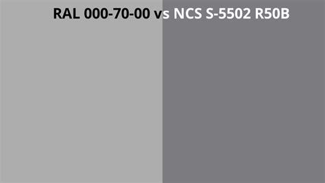 Ral 000 70 00 Vs Ncs S 5502 R50b Ral Colour Chart Uk