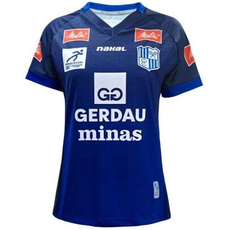 Camisa Fem Jogo Vôlei Gerdau Minas 2024 Marinho MINAS STORE