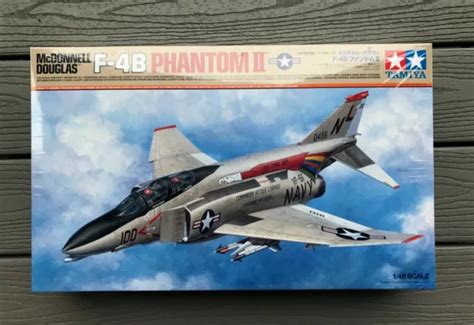 Tamiya 1 48 Scale U S Navy F 4b Phantom Ii Jet Fighter Model Kit