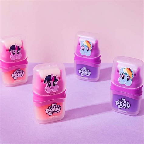 MY LITTLE PONY Iigen 2pcs Glow-In-The-Dark Roller Eraser Cartoon