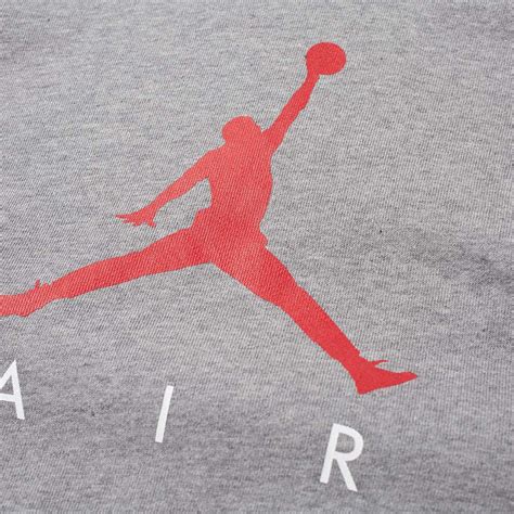 Jordan Jumpman Air Lightweight Hoody Carbon Heather, Black & Red | END. (US)