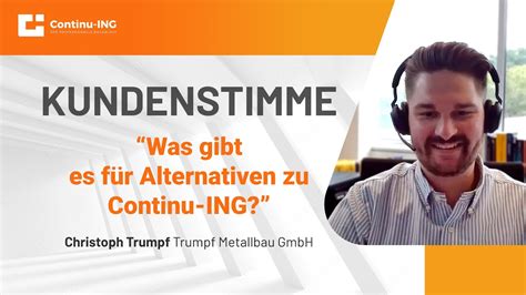 Kundenstimme Christoph Trumpf Trumpf Metallbau Gmbh Youtube