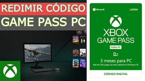 Como Canjear C Digo Xbox Game Pass Ultimate Pc Redimir Tarjeta De