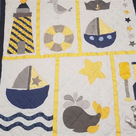 Nautical Baby Quilt - Etsy