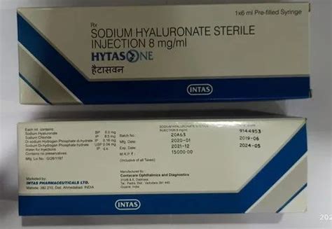 Hyaluronic Acid 8mg Ml Liquid Sodium Hyaluronate Sterile Injection