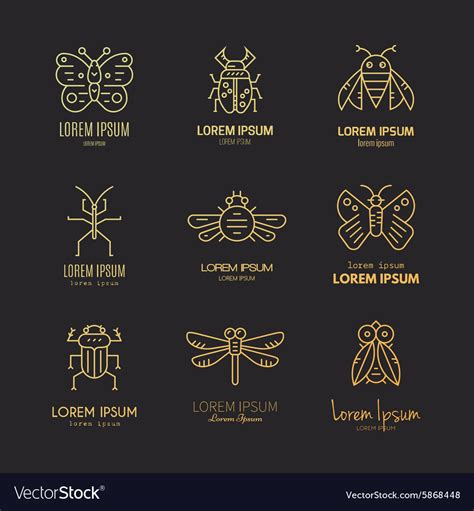 Bugs logo Royalty Free Vector Image - VectorStock