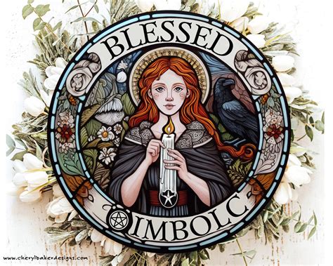 Imbolc Decor Imbolc Wreath Sign Imbolc Altar Decor Imbolc