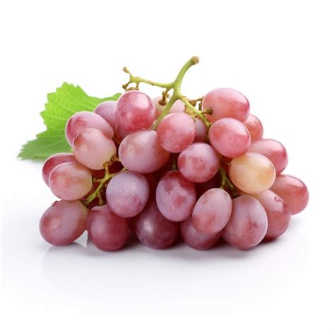 Premium AI Image | Grapes with white background high quality ultra hd