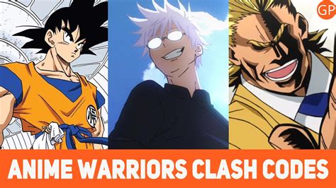 Anime Warriors Clash Codes June New Launch Gamepretty