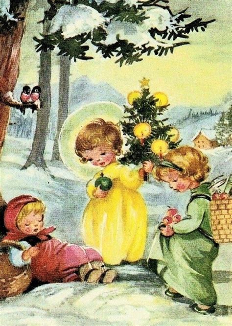 Pin By Sanja On Wintage Christmas Christmas Postcard Vintage