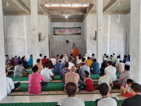 Puluhan Jemaah Hadiri Salat Jumat Perdana Di Masjid Taqwa Muhammadiyah