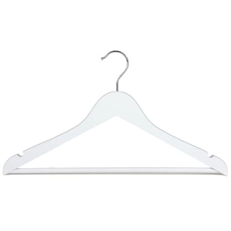 White Wooden Suit Hanger White Coat Hangers The Hanger Store