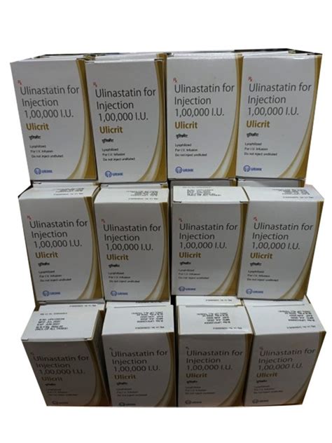 Ulicrit Ulinastatin Injection Packaging Type Box At Rs 1400 Box In