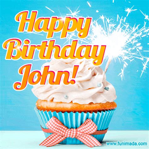 Happy Birthday John GIFs - Download on Funimada.com