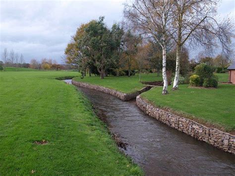 River Bank Preservation Erosion Control Gabion Retaining Wall Landscaping With Rocks