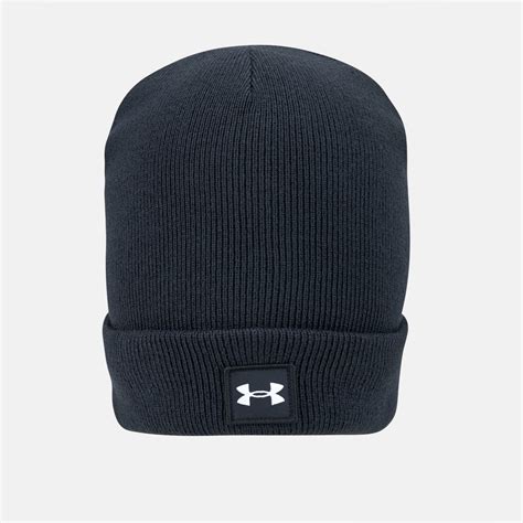 Buy Under Armour Mens Ua Halftime Cuff Beanie Black In Dubai Uae Sss