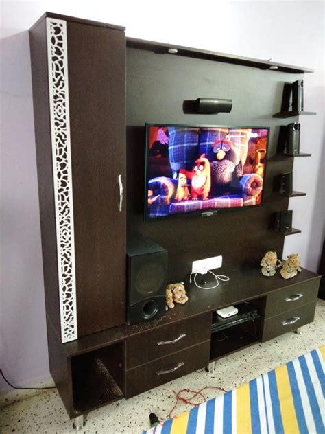 Wooden Modern Tv Wall Unit Bedroom Warranty Years At Best Price In