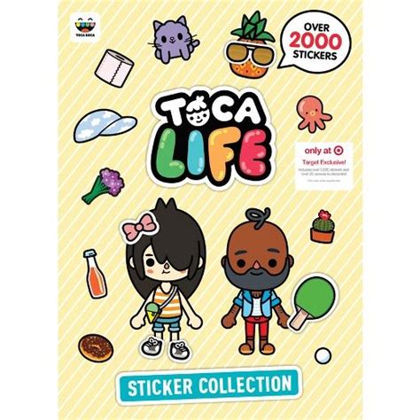 Toca Boca S Toca Life Sticker Book Target Exclusive Target Toca Life Sticker Collection