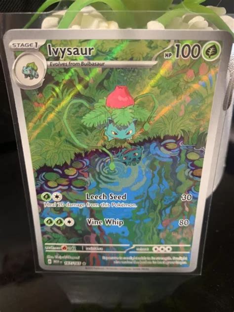 Pok Mon Tcg Ivysaur Scarlet Violet Holo Illustration